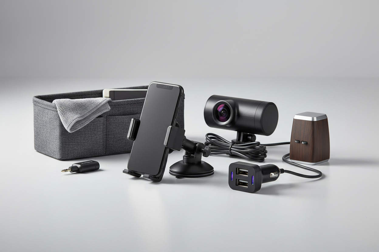 zdjecie z gazdetami do samochoud 